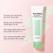 Kem chống nắng nâng tone Torriden Balanceful Cica Tone Up Sun Cream SPF50+ PA++++ 60ml
