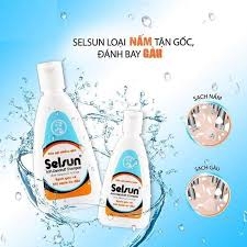 Dầu gội giảm gàu, sạch nấm Selsun 1% Selenium Sulfide Anti-Dandruff Shampoo 100ml