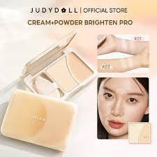Phấn bắt sáng khiêm che khuyết điểm Judydoll Brighten Patette Duo 8g