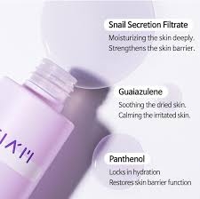 Nước Hoa Hồng Dịch Lọc Ốc Sên Làm Dịu Và Phục Hồi Da TIAM Snail & Azulene Water Essence 180ml