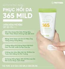 Kem chống nắng rau má PRETTY SKIN The Pure Jeju Cica 365 Mild Sun Cream SPF50+ PA++++ 50ml