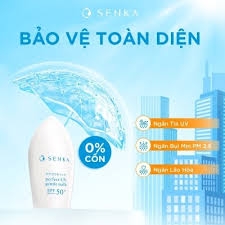 Kem Chống Nắng Vật Lý Dành Cho Da Nhạy Cảm SENKA Perfect UV Gentle Milk SPF 50+ PA++++ 40ml