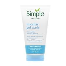 Gel Rửa Mặt Simple 150ml Gel Wash (3 dòng)
