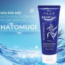 Sữa Rửa Mặt Ngừa Mụn, Sáng Da Hatomugi Acne Care & Facial Washing 130g