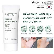 Kem Chống Nắng Caryophy Nâng Tone, Ngừa Mụn Smart Sunscreen SPF 50+ / PA+++ #Tone 50ml