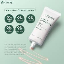 Kem Chống Nắng Caryophy Nâng Tone, Ngừa Mụn Smart Sunscreen SPF 50+ / PA+++ #Tone 50ml