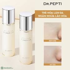 Nước Hoa Hồng Rau Má Làm Dịu, Dưỡng Sáng Da Dr.Pepti+ Centella Toner 180ml