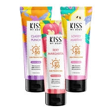Sữa dưỡng thể chống nắng toàn thân hương nước hoa Kiss My Body SPF50 PA++++