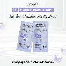 Bộ gội xả giảm gàu giảm rụng tóc và phục hồi hư tổn ELVAWELL