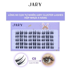 Lông mi cụm tự nhiên hộp 5 hàng Jary Cluster Lashes