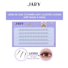Lông mi cụm tự nhiên hộp 5 hàng Jary Cluster Lashes