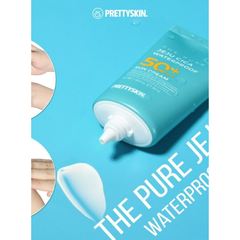 Kem chống nắng kháng nước PRETTY SKIN The Pure Jeju Cica Waterproof Sun Cream SPF50+ PA++++ 50ml