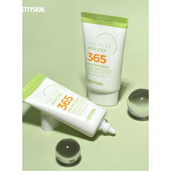 Kem chống nắng rau má PRETTY SKIN The Pure Jeju Cica 365 Mild Sun Cream SPF50+ PA++++ 50ml