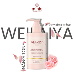 Kem dưỡng trắng da body hoa hồng WEILAIYA Natural Whitening Fragrance 200ml