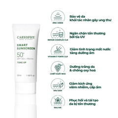 Kem Chống Nắng Caryophy Nâng Tone, Ngừa Mụn Smart Sunscreen SPF 50+ / PA+++ #Tone 50ml