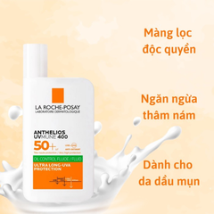 Kem chống nắng LA ROCHE-POSAY dành cho da thường, da dầu và da nhạy cảm ANTHELIOS UVMUNE 400 SPF 50+ 50ml