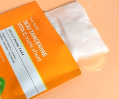 Mặt Nạ PRETTYSKIN THE PURE JEJU TANGERINE VITA C mask sheet