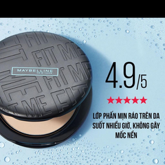 Phấn Phủ Kiềm Dầu Dạng Nén Mịn Lì Maybelline New York Fit Me Matte + Poreless Powder SPF32 PA+++ Màu 109
