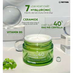 Kem dưỡng ẩm và làm dịu da PRETTY SKIN The Pure Cica 40 Ceramide Cream 52ml