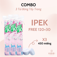 Bông Tẩy Trang Ipek 150 Miếng Cotton Pads