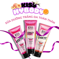 Sữa dưỡng trắng da toàn thân hương nước hoa KISS MY BODY