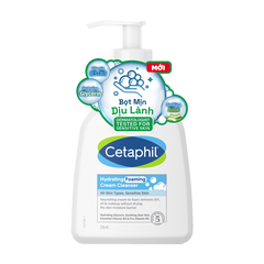 Sữa rửa mặt tạo bọt dịu lành cho da nhạy cảm Cetaphil Hydrating Foaming