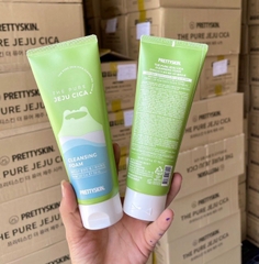 Sữa Rửa Mặt Rau Má Pretty Skin The Pure Jeju Cica Cleansing Foam