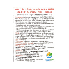 Tẩy tế bào chết body, giảm viêm lỗ chân lông Quế Hồi 380g