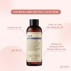 Nước Hoa Hồng  Dưỡng Ẩm, Làm Dịu Da Klairs Supple Preparation Toner