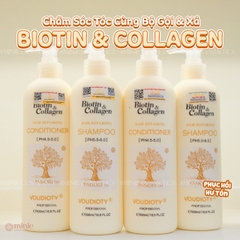 Bộ Gội Xả BIOTIN & COLLAGEN Phiên Bản 500ml