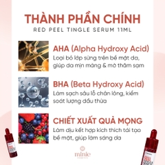 Serum So'Natural Tái Tạo Peel Da Sinh Học 11ml Red Peel Tingle Serum