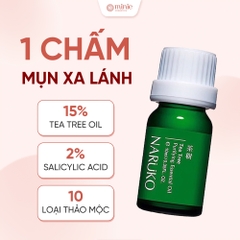 Tinh Dầu Naruko Tràm Trà Làm Giảm Mụn Viêm Sưng 10ml Tea Tree Purifying Essential Oil