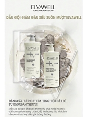 Bộ gội xả giảm gàu giảm rụng tóc và phục hồi hư tổn ELVAWELL