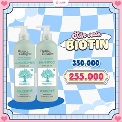 Bộ Gội Xả BIOTIN & COLLAGEN Phiên Bản 500ml