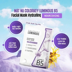 Mặt nạ B5 cấp ẩm, hỗ trợ phục hồi da COLORKEY LUMINOUS Facial Mask 25ml