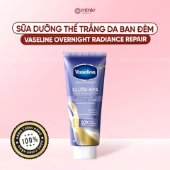 Mặt Nạ Dưỡng Thể Căng Mướt Vaseline Gluta-Hya Serum Burst Lotion Overnight Radiance Repair 330ml