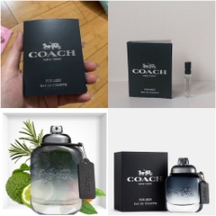 Vial Nước Hoa Nam Coach New York Eau de Toilette 2ml