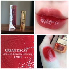 Son Urban Decay Vice Lip Chemistry Lasting Glassy Tint in Stay Naked 0.4ml