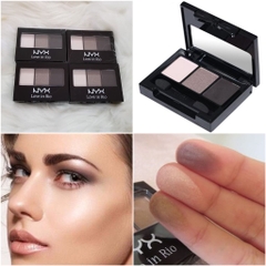 Phấn Mắt 3 Màu NYX Professional Makeup Love In Rio Eye Shadow Palette in LIR01 3.6g
