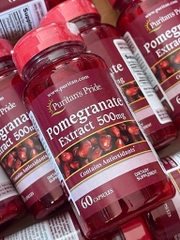 Viên chống nắng nội sinh chiết suất lựu Puritan's Pride Pomegranate Extract 500mg
