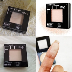 Phấn Mịn Lì Maybelline Fit Me Set + Smooth Shade 230 Natural Buff 9g