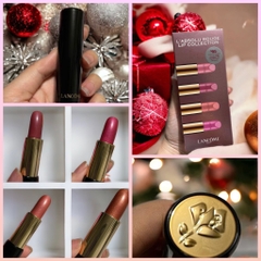 Set Son Lancome Gồm 4 Cây Fullsize L'Absolu Rouge Hydrating Lipstick