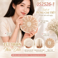Túi tròn Dior