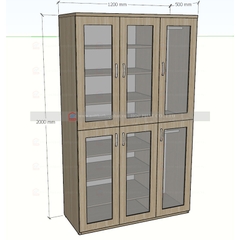 Tủ Hồ Sơ Gỗ Cao VP - THSTK07