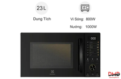 Lò vi sóng kết hợp nướng Electrolux EMG23D22B 23L