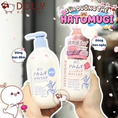 Sữa Dưỡng Thể Dùng Ban Đêm Hatomugi Moisturizing & Conditioning The Body Milk - 400ml