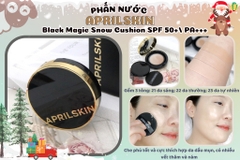 Phấn Nước Aprilskin Black Magic Snow Cushion #22 - Trắng Hồng Tự Nhiên