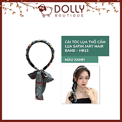 Cài tóc lụa thổ cẩm lụa satin Jary Hair Band - HB13