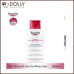 Sữa tắm dành cho da nhạy cảm Eucerin pH5 washlotion 200ml