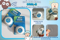 Chỉ nha khoa Oral-B Essential Floss - 50M/hộp